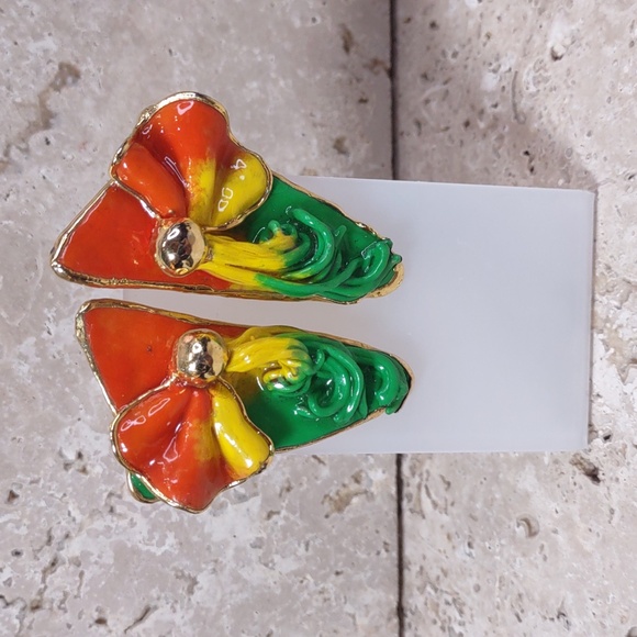 Vintage Amy Lacombe Earrings - Picture 1 of 6